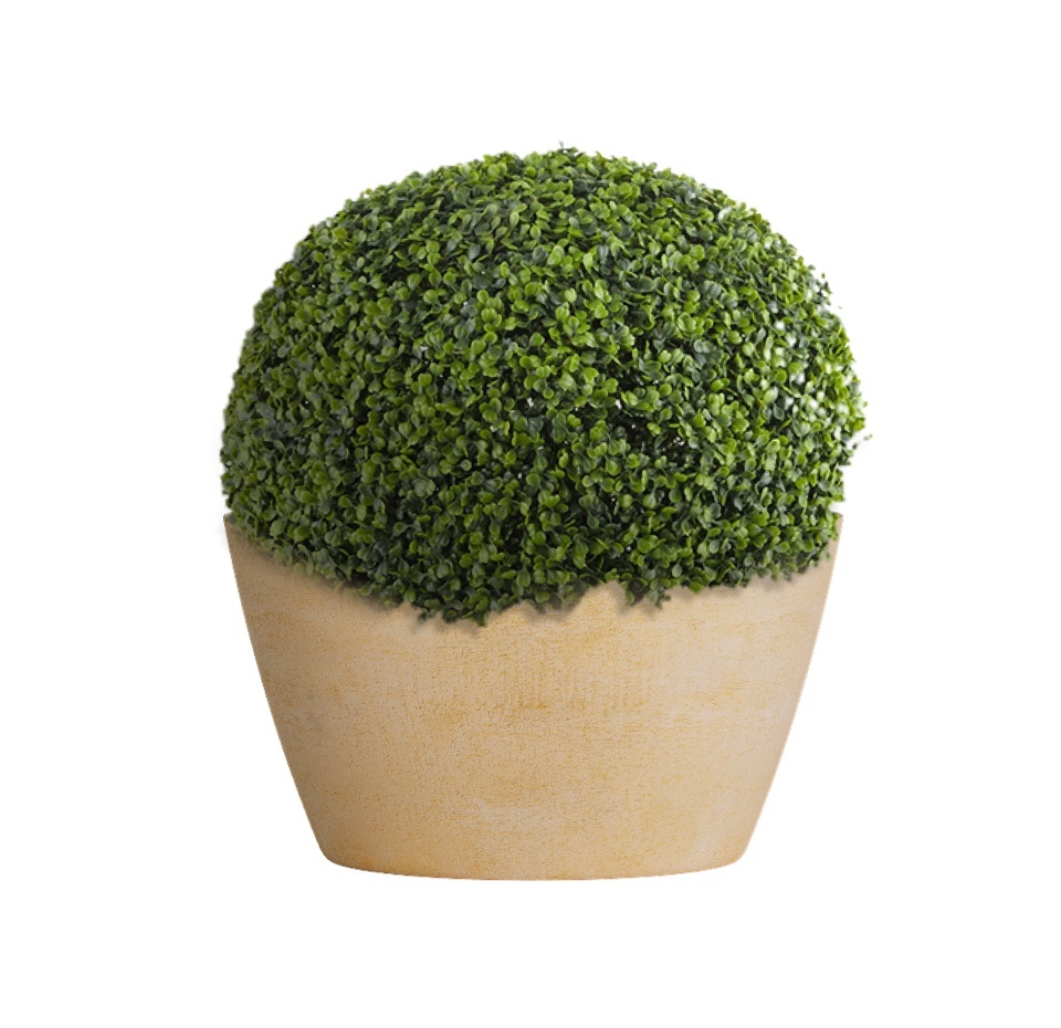 Кашпо CONCRETIKA BOWL LEMON D65H36