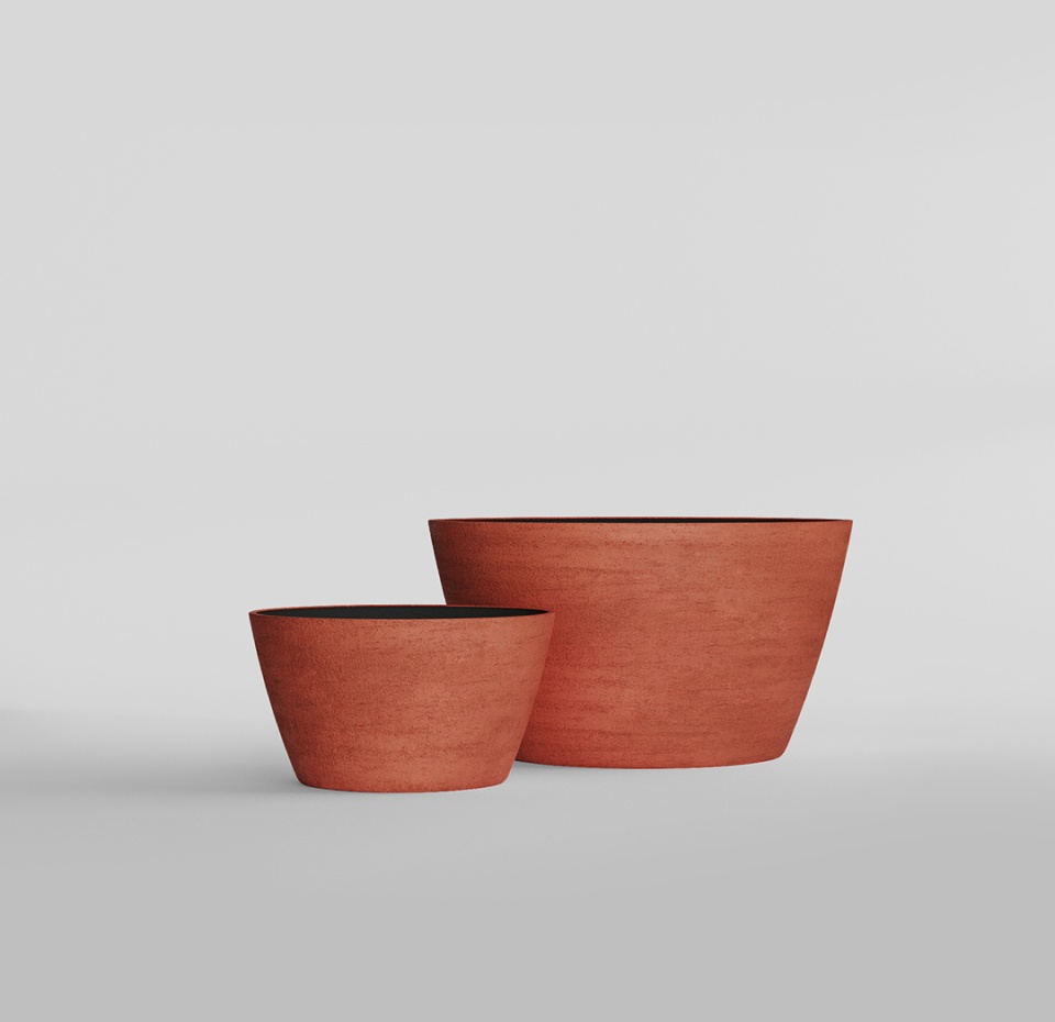 Кашпо CONCRETIKA BOWL CANDY D65H36