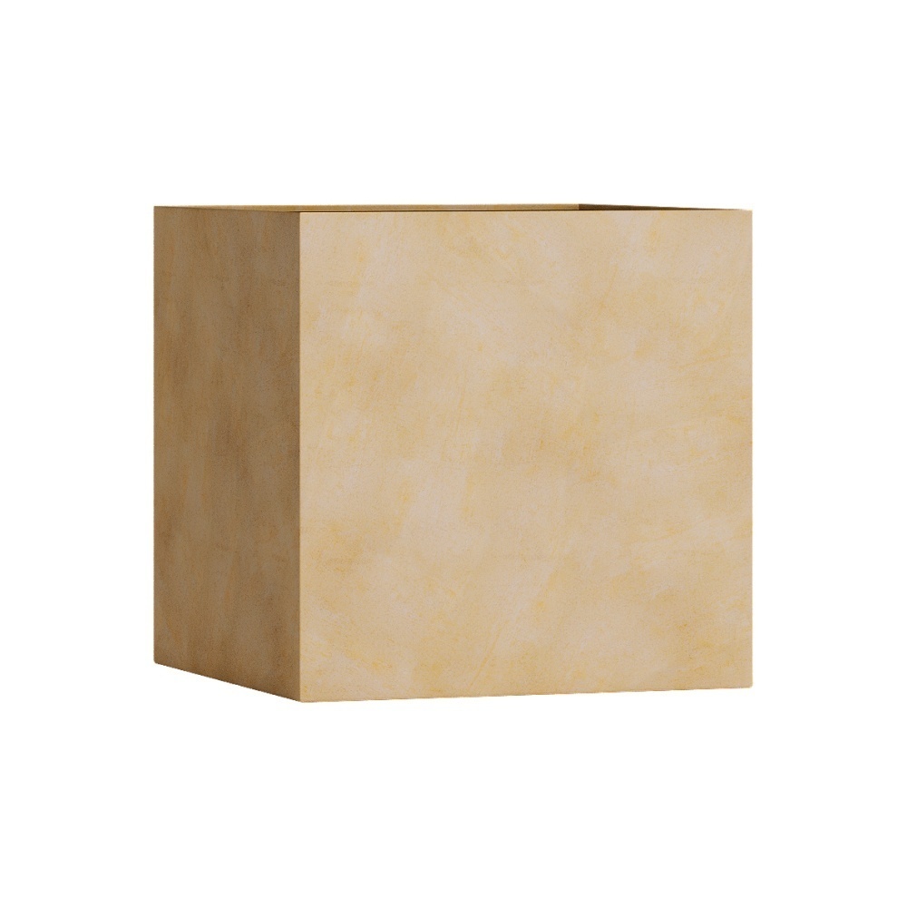 Кашпо CONCRETIKA CUBE LEMON 90x90x90