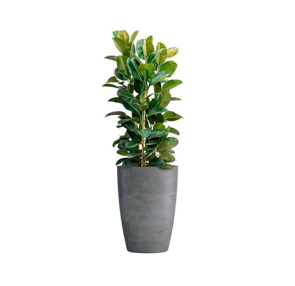 Кашпо CONCRETIKA CONUS SMOKEY BLUE D41H57