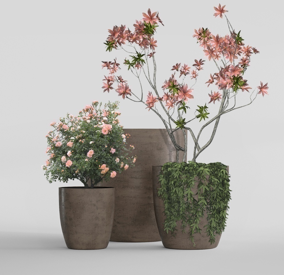 Кашпо CONCRETIKA VASE 3 SMOKEY GREY D40H45
