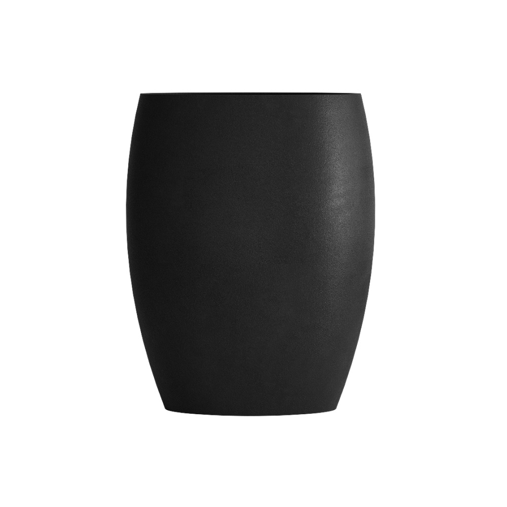 Кашпо CONCRETIKA OVAL NERO D45H66