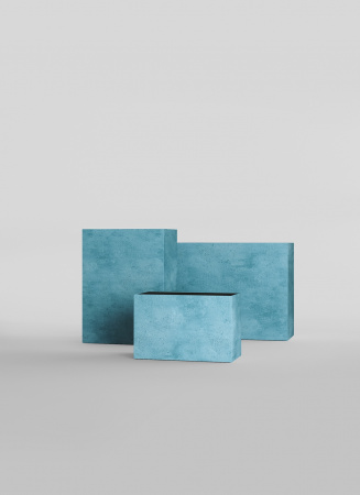 Кашпо CONCRETIKA DIVIDER BLUE SKY 90x35x70