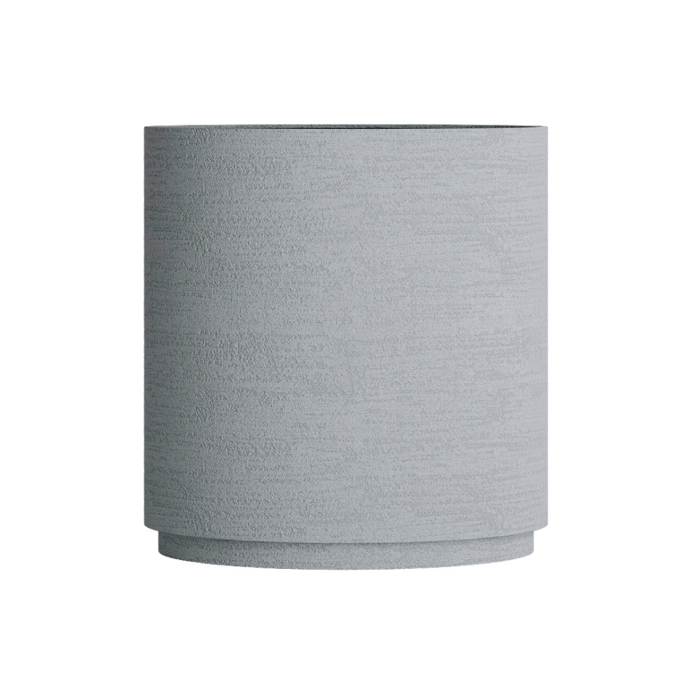Кашпо CONCRETIKA CYLINDER XL EROSIA WHITE D100H105