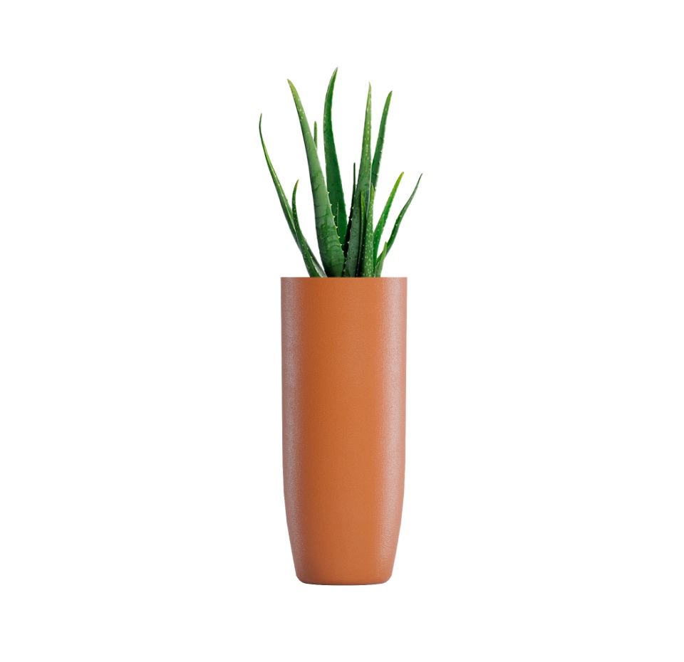 Кашпо CONCRETIKA YAR CARROT D40H87