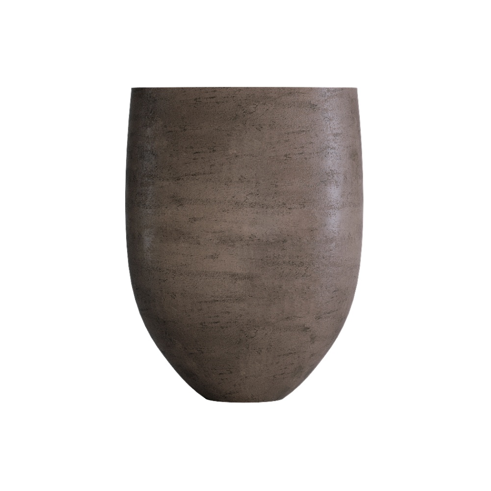Кашпо CONCRETIKA BARREL SMOKEY GREY D41H60