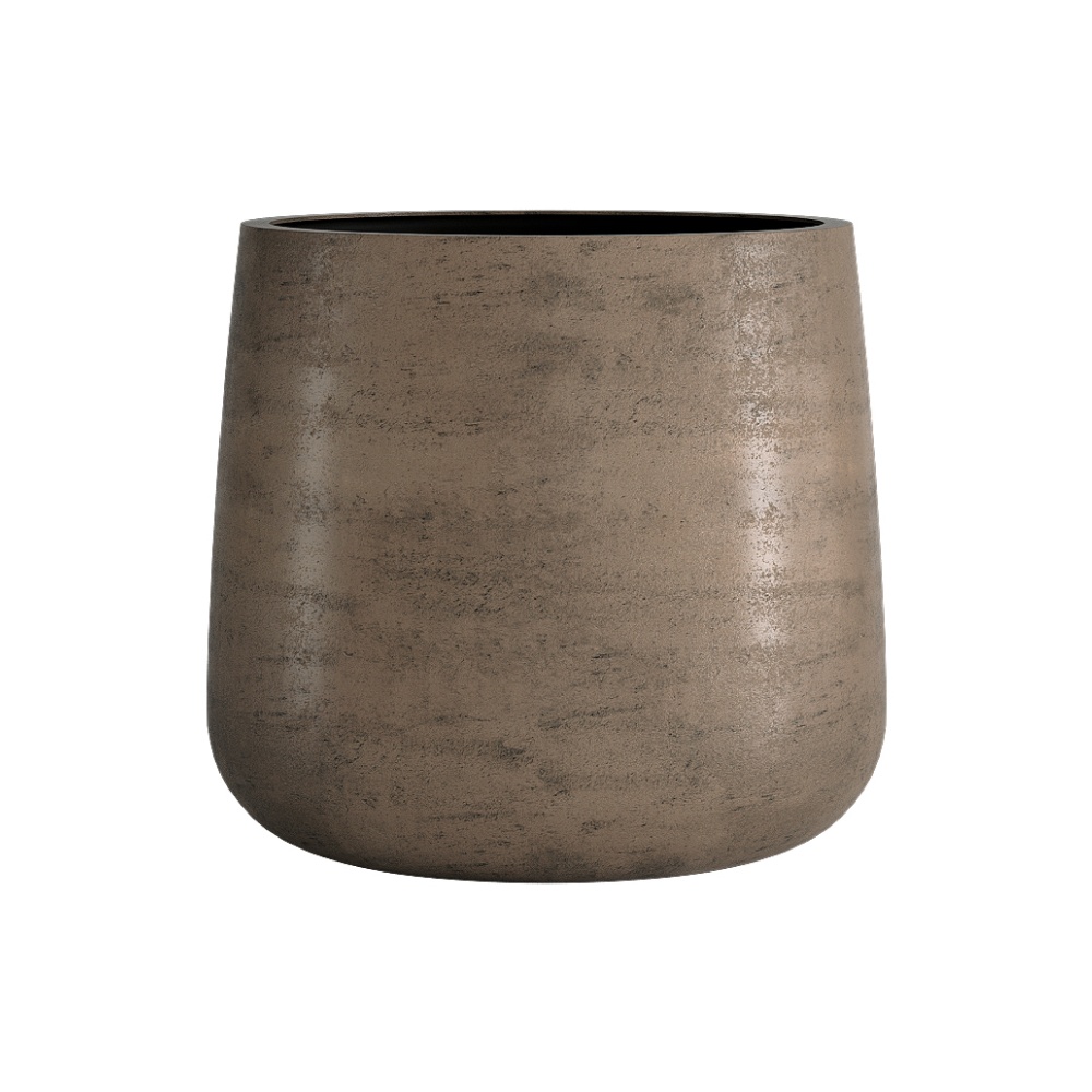 Кашпо CONCRETIKA CONE SMOKEY GREY D32H36