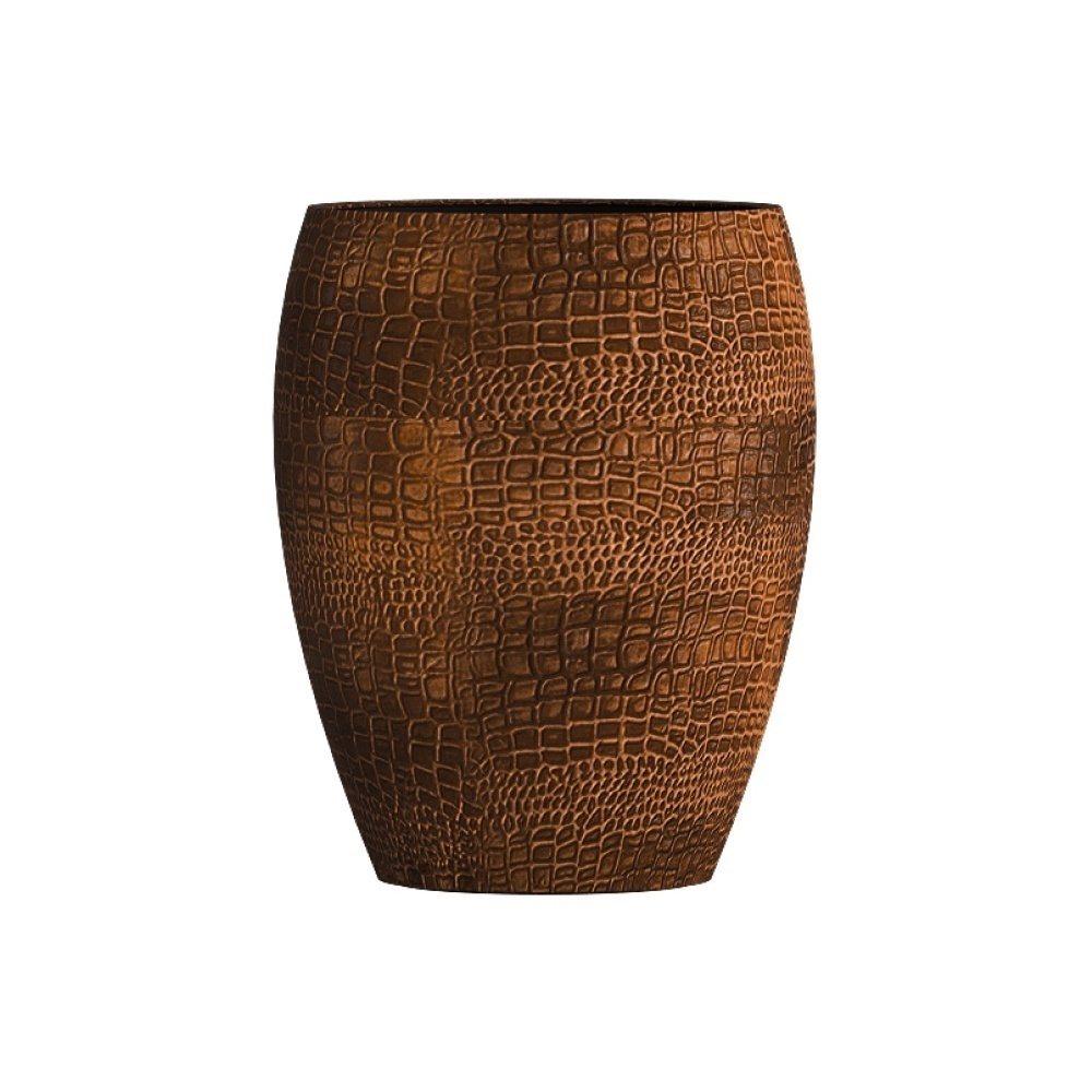 Кашпо CONCRETIKA OVAL CAYMAN BROWN D30H41