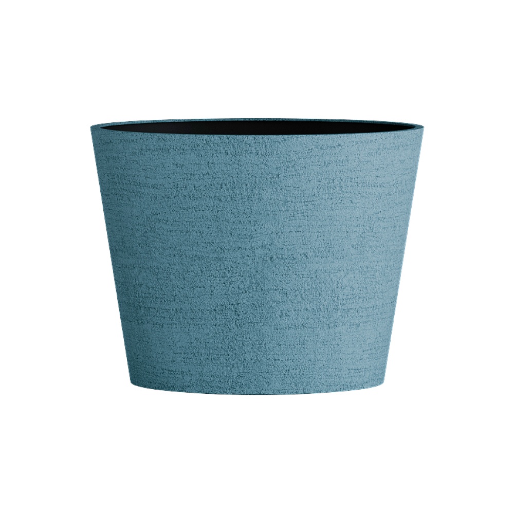 Кашпо CONCRETIKA CRATER EROSIA BLUE D60H50