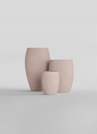 Кашпо CONCRETIKA OVAL COCOA D60H88