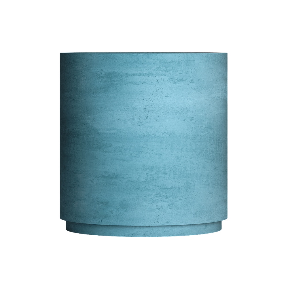 Кашпо CONCRETIKA CYLINDER XL BLUE SKY D80H85