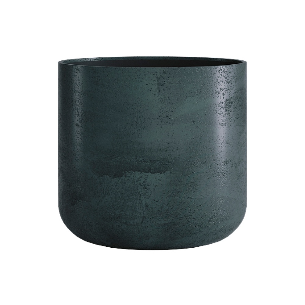 Кашпо CONCRETIKA TOPPER OCEAN GREEN D40H40
