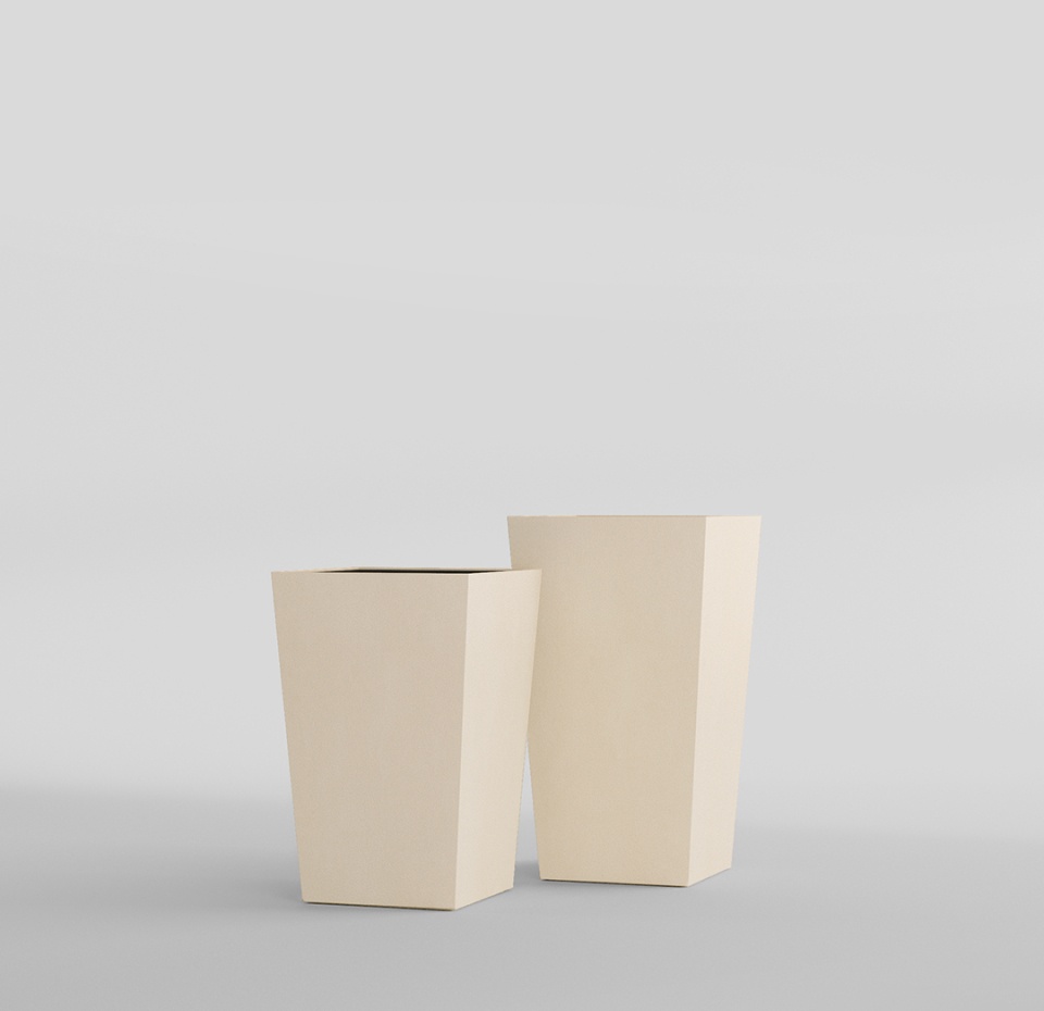 Кашпо CONCRETIKA CONIC SAHARA 30x30x50