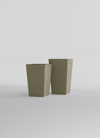 Кашпо CONCRETIKA CONIC HACKS 30x30x50