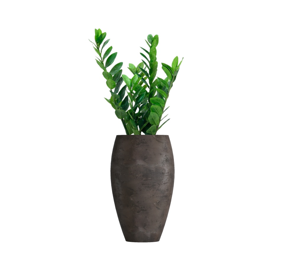 Кашпо CONCRETIKA OVAL TAUPE CONCRETE D41H82