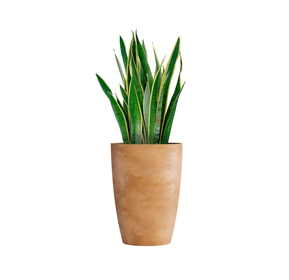 Кашпо CONCRETIKA CONUS CLASSIC CLAY D48H60