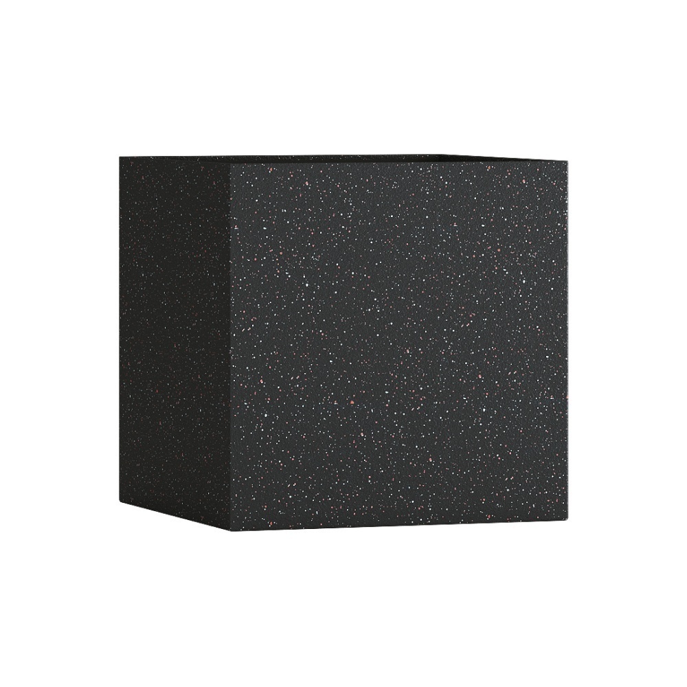 Кашпо CONCRETIKA CUBE EGG BLACK 70x70x70