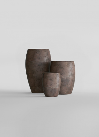 Кашпо CONCRETIKA OVAL TAUPE CONCRETE D41H82