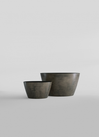 Кашпо CONCRETIKA BOWL BREZENT GREY D80H45