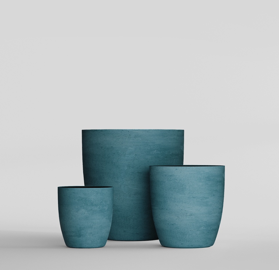 Кашпо CONCRETIKA VASE 3 MURENA D90H95