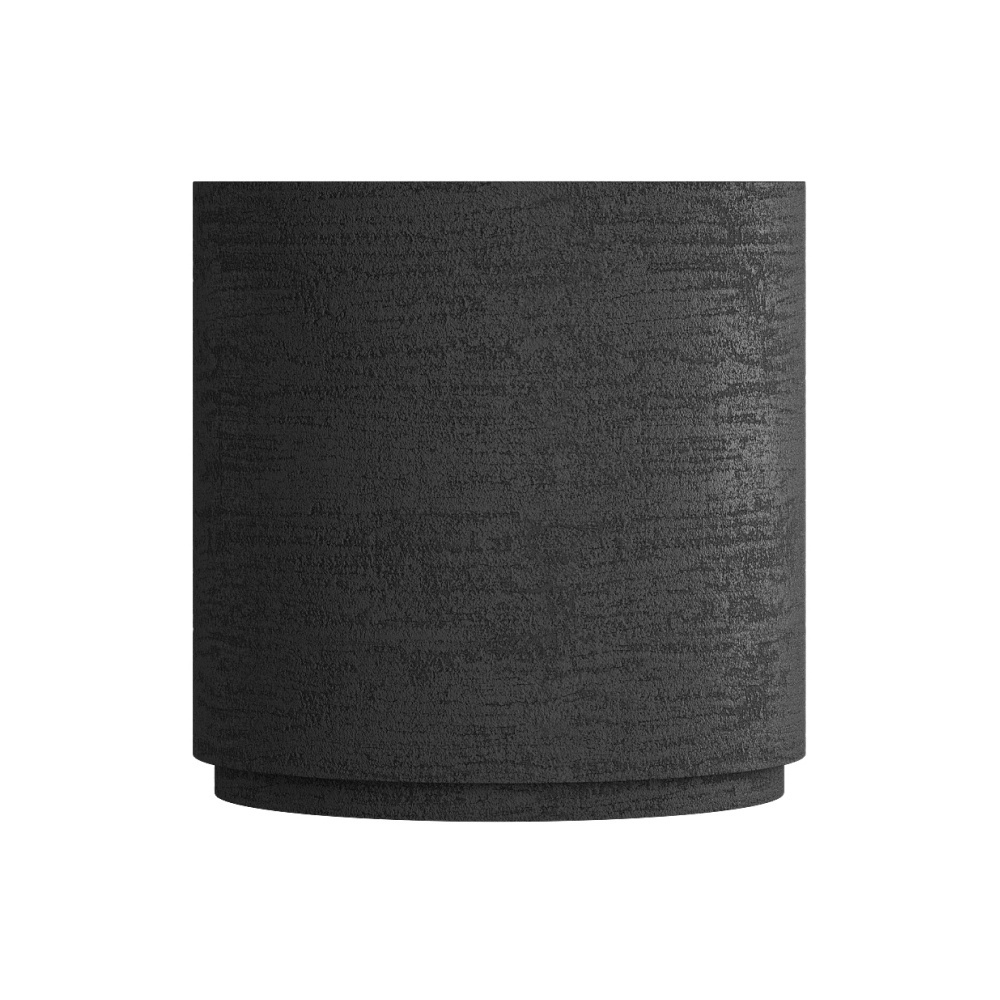 Кашпо CONCRETIKA CYLINDER XL EROSIA BLACK D120H120