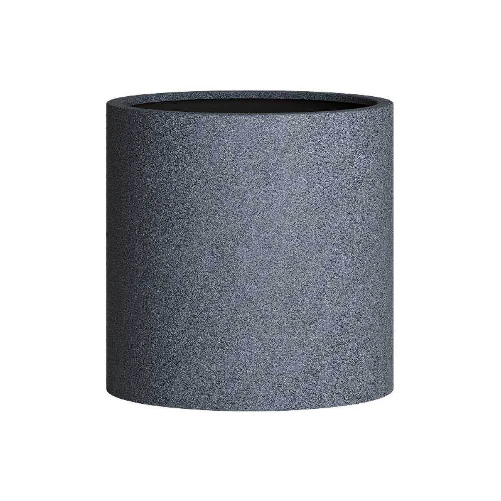 Кашпо CONCRETIKA TUBE S BASALT D40H40