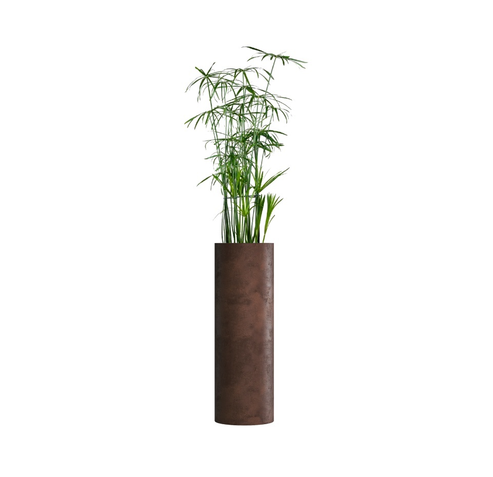 Кашпо CONCRETIKA CYLINDER COFFEE D30H90