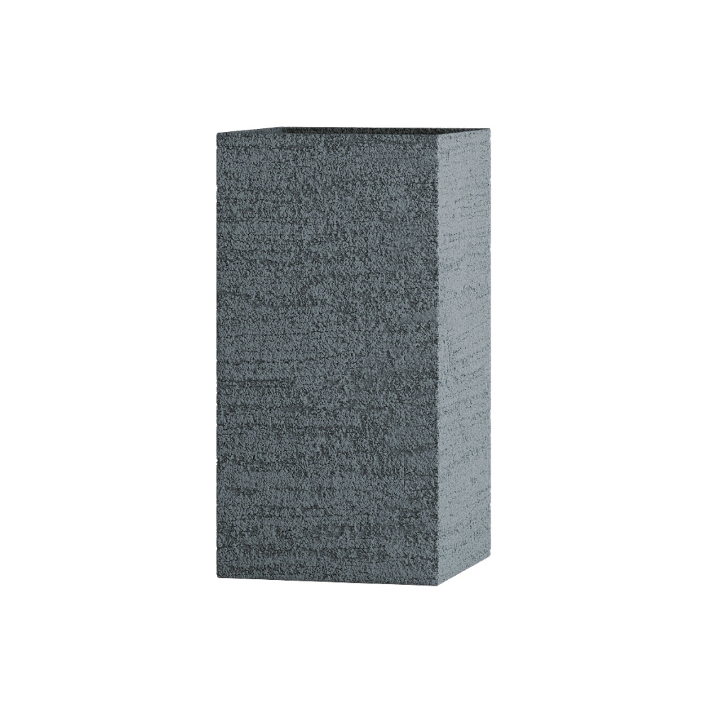 Кашпо CONCRETIKA COLONNA EROSIA GREY 40x40x80