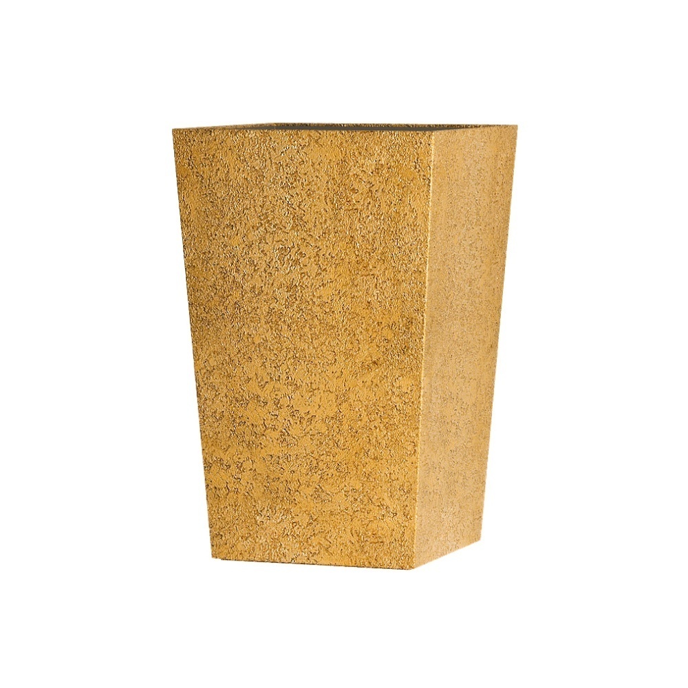 Кашпо CONCRETIKA CONIC RICH GOLD 30x30x50