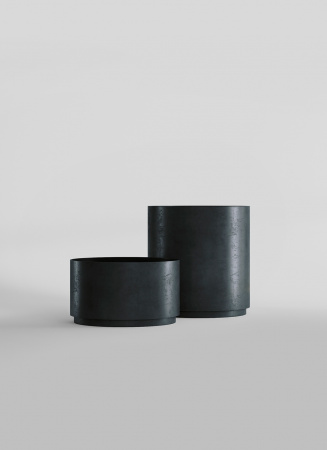 Кашпо CONCRETIKA CYLINDER XL ANTHRACITE D70H45