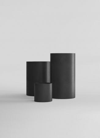 Кашпо CONCRETIKA CYLINDER NERO D30H60