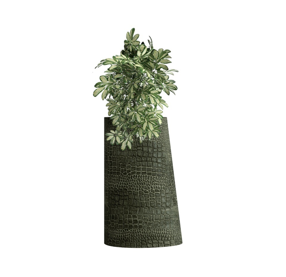 Кашпо CONCRETIKA DUET CAYMAN GREEN D41H82