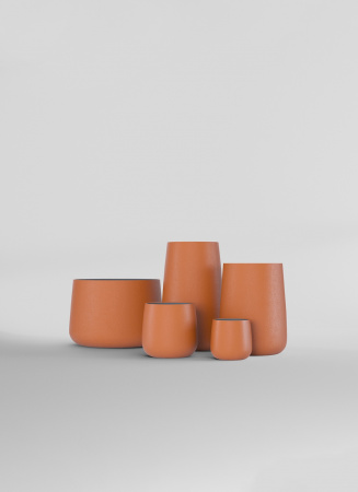 Кашпо CONCRETIKA CONE CARROT D38H60