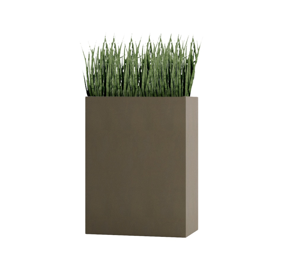 Кашпо CONCRETIKA DIVIDER OLIVE 60x35x80