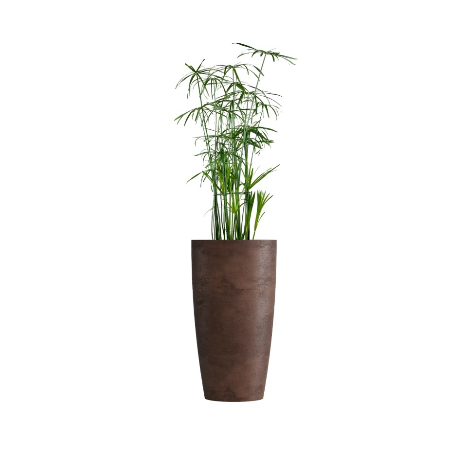 Кашпо CONCRETIKA CONUS COFFEE D40H80