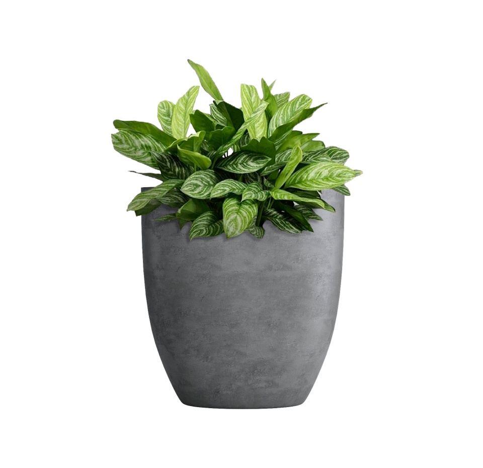 Кашпо CONCRETIKA VASE 3 SMOKEY BLUE D30H32
