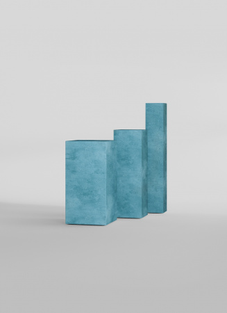 Кашпо CONCRETIKA COLONNA BLUE SKY 40x40x80