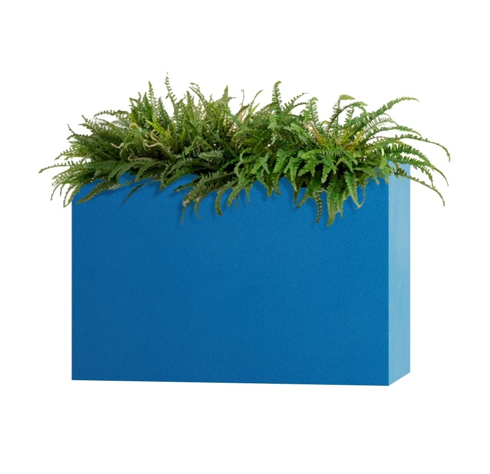 Кашпо CONCRETIKA DIVIDER DARK BLUE 90x35x70