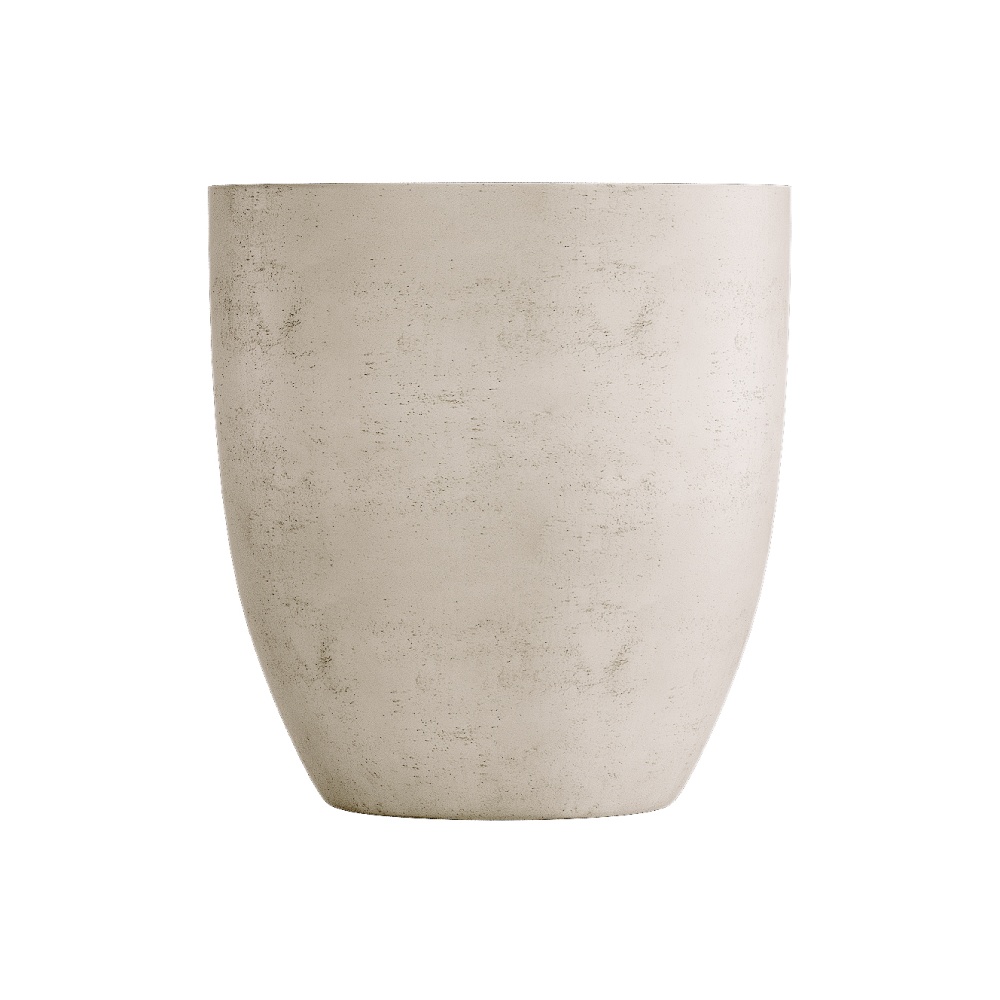 Кашпо CONCRETIKA VASE 3 CONCRETE WHITE D50H55