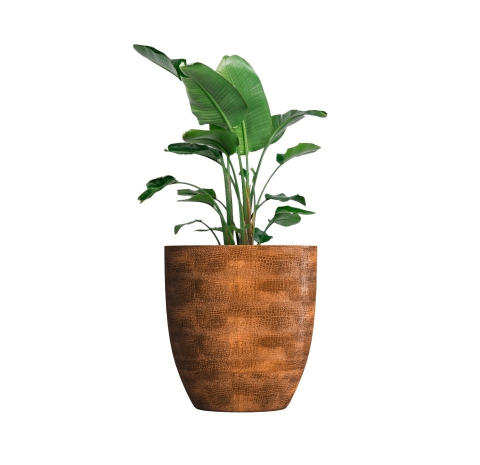 Кашпо CONCRETIKA VASE 3 CAYMAN BROWN D90H95