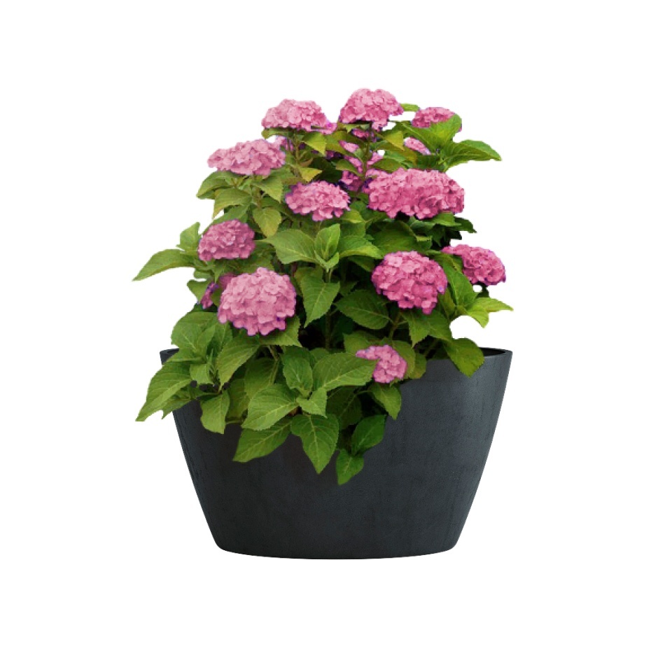 Кашпо CONCRETIKA BOWL ANTHRACITE D52H29