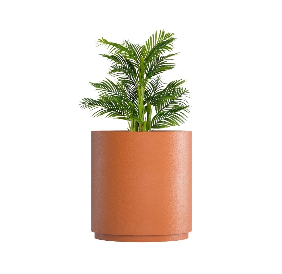 Кашпо CONCRETIKA CYLINDER XL CARROT D100H105