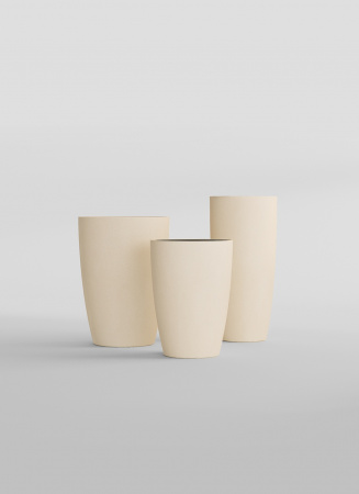Кашпо CONCRETIKA CONUS SAHARA D40H80