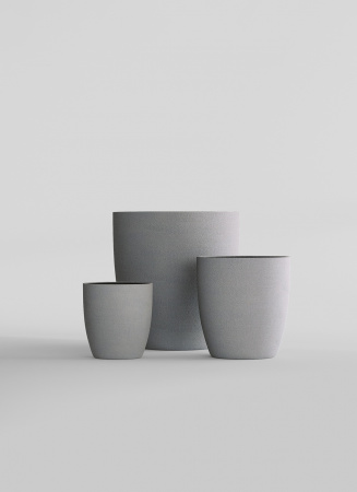 Кашпо CONCRETIKA VASE 3 LONDON GREY D90H95