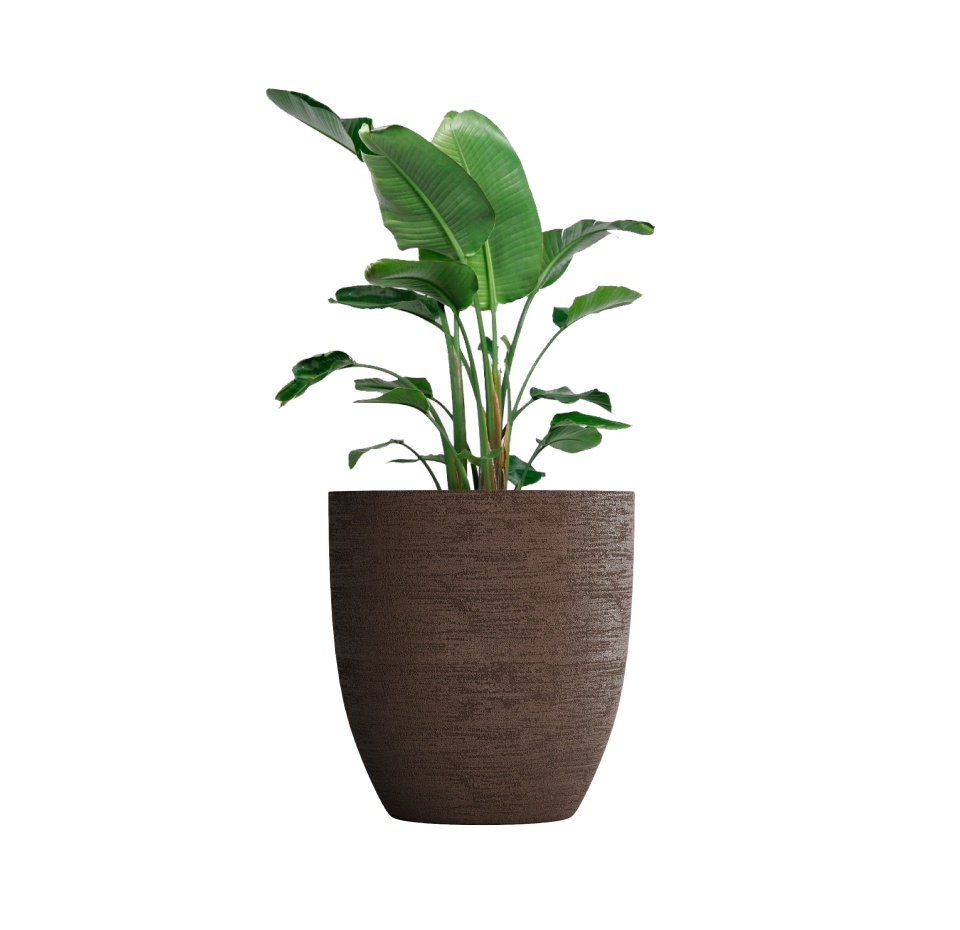 Кашпо CONCRETIKA VASE 3 EROSIA BROWN D90H95