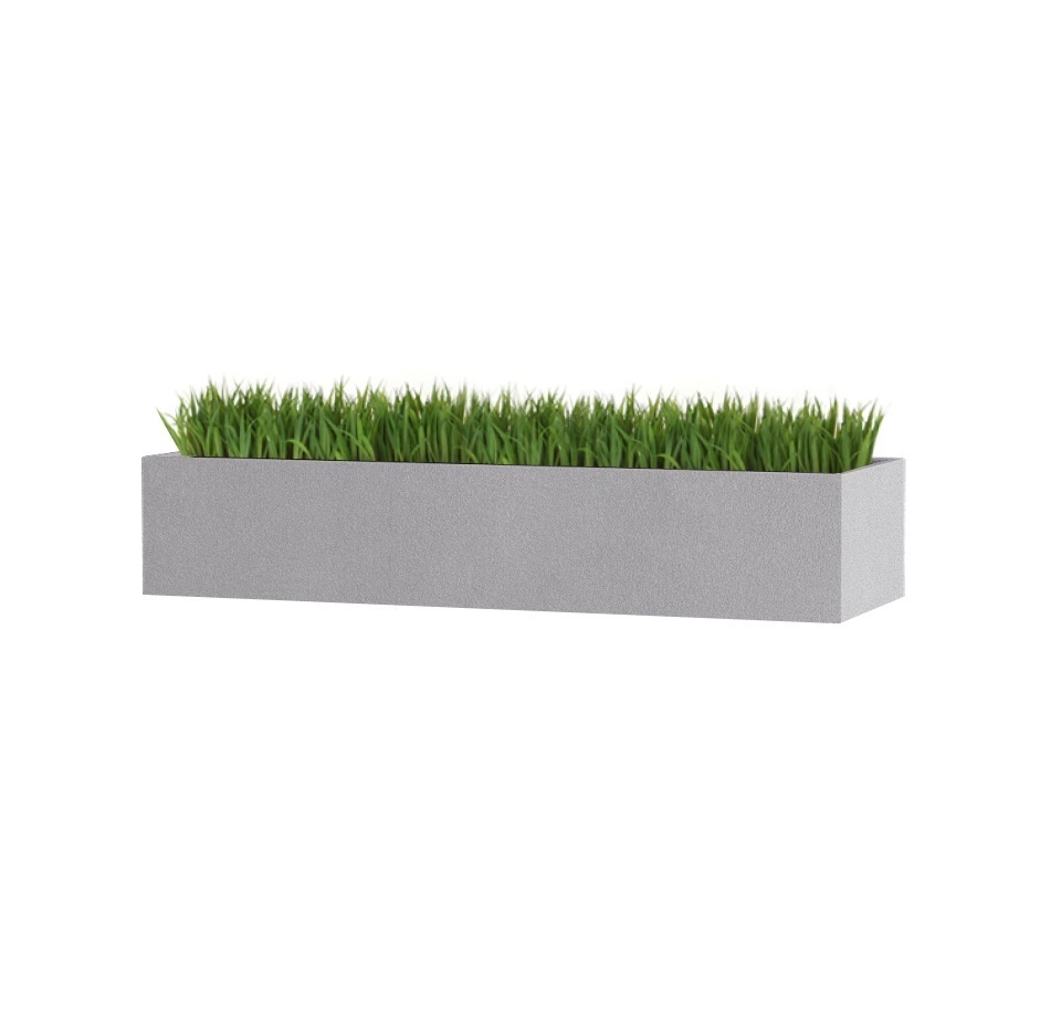 Кашпо CONCRETIKA BALCONY SHALE 80x20x15