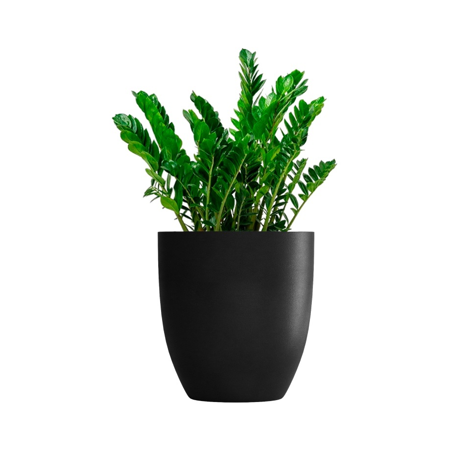 Кашпо CONCRETIKA VASE 3 NERO D60H65
