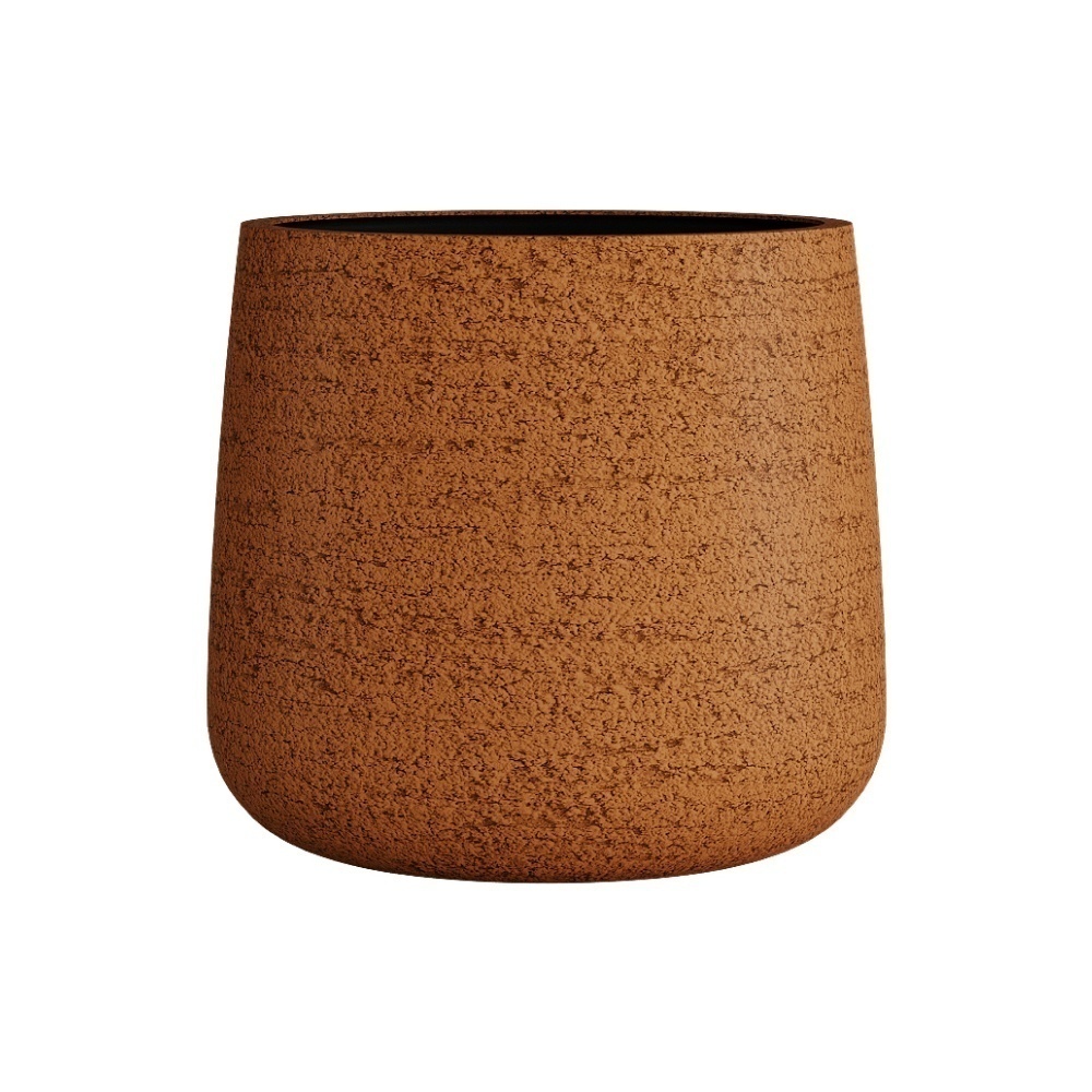 Кашпо CONCRETIKA CONE EROSIA OCHRE D32H36