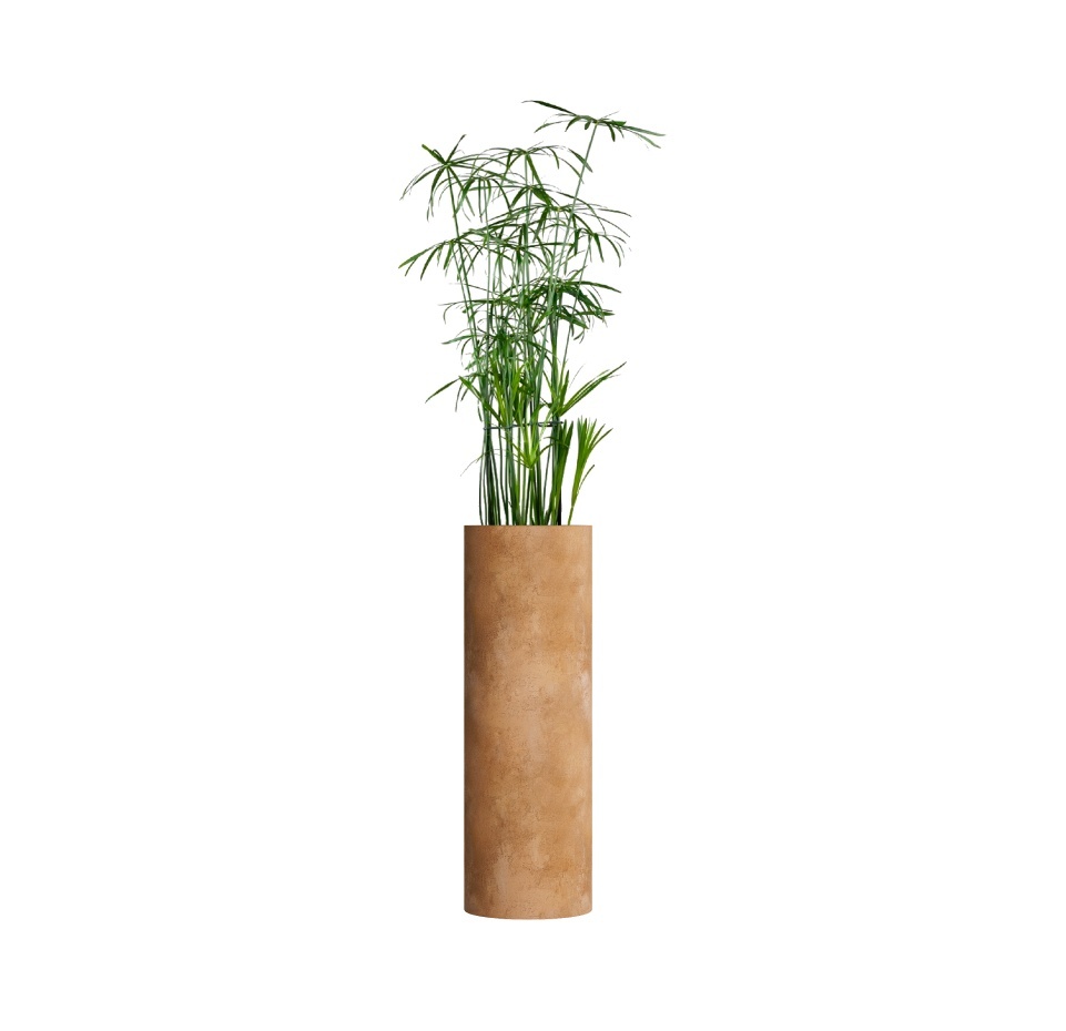 Кашпо CONCRETIKA CYLINDER CLASSIC CLAY D30H90