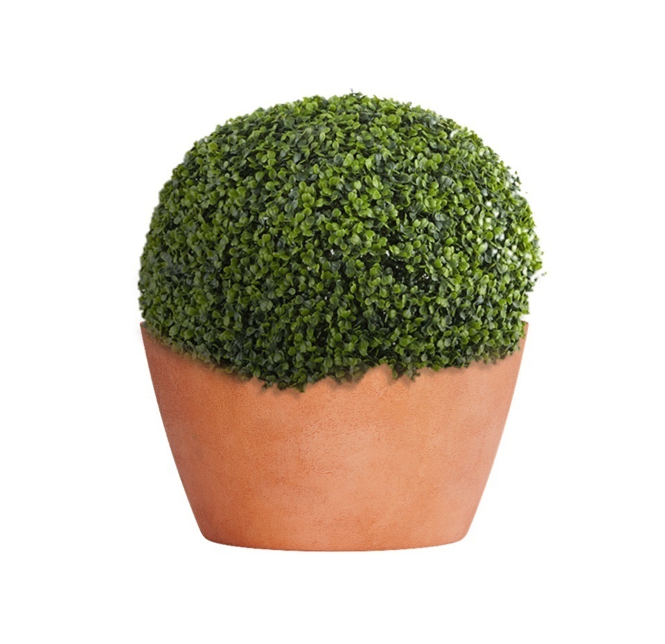 Кашпо CONCRETIKA BOWL RED CLAY D65H36